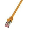 Image de LogiLink PrimeLine - Cordon de raccordement - RJ-45 (M) pour RJ-45 (M) - 3 m - SFTP, PiMF - CAT 6 - sans halogène, sans crochet - orange