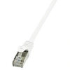 Image de LogiLink EconLine - Cordon de raccordement - RJ-45 (M) pour RJ-45 (M) - 3 m - paire torsadée écrantée (F/UTP) - CAT 6 - moulé, sans crochet - blanc