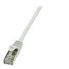 Image de LogiLink EconLine - Cordon de raccordement - RJ-45 (M) pour RJ-45 (M) - 25 cm - paire torsadée écrantée (F/UTP) - CAT 6 - gris