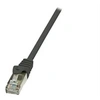 Image de LogiLink EconLine - Cordon de raccordement - RJ-45 (M) pour RJ-45 (M) - 25 cm - paire torsadée écrantée (F/UTP) - CAT 6 - noir