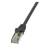 Image de LogiLink EconLine - Cordon de raccordement - RJ-45 (M) pour RJ-45 (M) - 7.5 m - paire torsadée écrantée (F/UTP) - CAT 6 - noir