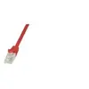 Image de LogiLink EconLine - Cordon de raccordement - RJ-45 (M) pour RJ-45 (M) - 25 cm - UTP - CAT 6 - rouge