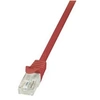 Image de LogiLink EconLine - Cordon de raccordement - RJ-45 (M) pour RJ-45 (M) - 50 cm - UTP - CAT 6 - rouge