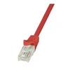 Image de LogiLink EconLine - Cordon de raccordement - RJ-45 (M) pour RJ-45 (M) - 3 m - UTP - CAT 6 - moulé, sans crochet - rouge