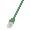 Image de LogiLink EconLine - Cordon de raccordement - RJ-45 (M) pour RJ-45 (M) - 25 cm - UTP - CAT 6 - vert