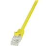 Image de LogiLink EconLine - Cordon de raccordement - RJ-45 (M) pour RJ-45 (M) - 1 m - UTP - CAT 6 - moulé, sans crochet - jaune