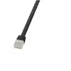 Image de LogiLink SlimLine - Cordon de raccordement - RJ-45 (M) pour RJ-45 (M) - 20 m - UTP - CAT 6 - plat - noir