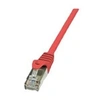 Image de LogiLink - Cordon de raccordement - RJ-45 (M) pour RJ-45 (M) - 3 m - paire torsadée écrantée (F/UTP) - CAT 5e - rouge
