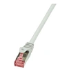 Image de PrimeLine - Cordon de raccordement - RJ-45 (M) pour RJ-45 (M) - 50 m - SFTP, PiMF - CAT 6 - sans halogène, moulé, sans crochet - gris