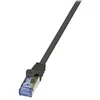 Image de LogiLink PrimeLine - Cordon de raccordement - RJ-45 (M) pour RJ-45 (M) - 5 m - SFTP, PiMF - CAT 7 - sans halogène, moulé, sans crochet - noir