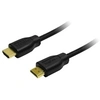 Image de LogiLink High Speed with Ethernet - Câble HDMI avec Ethernet - HDMI mâle pour HDMI mâle - 50 cm - noir