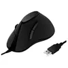 Image de LogiLink Ergonomic Vertical - Souris verticale - optique - 5 boutons - filaire - USB - noir