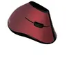 Image de LogiLink Ergonomic Vertical - Souris verticale - ergonomique - optique - 5 boutons - sans fil - 2.4 GHz - récepteur sans fil USB - rouge