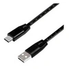 Image de LogiLink Câble USB 2.0 avec règle, USB-A - USB-C mâle, noir