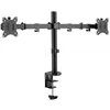 Image de LogiLink BP0098 Support de Bureau en Aluminium pour 2 écrans LCD LED OLED 17-32" 360° Longueur du Bras 454 mm en occasion ou reconditionné