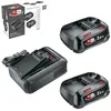 Image de Bosch batterie et chargeur rapide Starter Set 18V (2 batteries Lithium-Ion 2,5 Ah ; 1 chargeur rapide ; alliance POWER FOR ALL 18V) en occasion ou reconditionné