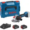 Image de Meuleuse d'angle X-Lock sans fil Brushless 125mm Bosch 06019N9102 18V 2 x 4,0Ah Li-Ion AMPShare