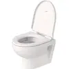 Image de Cuvette WC suspendu sans bride compact No.1 avec abattant frein de chute déclipsable