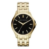 Image de Montre Armani Exchange à trois aiguilles en acier inoxydable, dorée, pour homme, AX2145