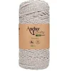 Image de Corde de Coton Recyclé Macramé Anchor Crafty Fine Metallic - 250gr - Anchor(...) - Blanc