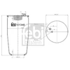 Image de Soufflets À Ressort, Suspension Pneumatique Febi 101348