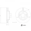 Image de Disque De Frein Febi 172913 Mitsubishi