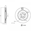 Image de Disque De Frein Febi 173026 Porsche