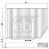Image de Filtre Intérieur 174437 Febi Febi 174437 Audi;Bentley;Porsche