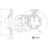 Image de Disque De Frein Febi 174457 Ford