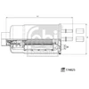 Image de Filtre À Carburant 174825 Febi Febi 174825 Citroen;Fiat;Peugeot