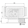Image de Filtre À Air 177148 Febi Febi 177148 Renault