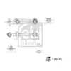Image de Triangle, Suspension De Roue 179411 Febi Febi 179411 Tesla