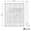 Image de Filtre Intérieur 182899 Febi Febi 182899