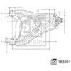 Image de Triangle, Suspension 183804 Febi Febi 183804 Dacia;Renault