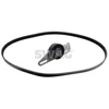 Image de Courroie Multi-V, Jeu De Courroies Trapézoïdales Swag 33109037 Dacia;Renault
