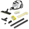 Image de Kärcher Nettoyeur Vapeur SC 5 EasyFix Iron Plug, Blanc, Pression Vapeur : 4,2 bar, Préchauffage : 3 min, Surface : 150 m², Réservoir : 0,5 l + 1,5 l en occasion ou reconditionné