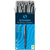 Image de K20 ICY COLOURS Stylo bille rétractable M/noir Noir translucide Lot de 20