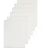 Image de Lange en mousseline bébé Meyco Baby (x6) Blanc 60x60 cm 152.000.27.09.M6