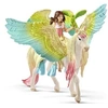 Image de Ensemble SLH70566 Figurine Schleich Bayala Fairy Surah Glitter Pegasus Toy Playset