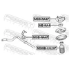 Image de Appareil D'Appui À Balancier, Coupelle De Suspension Febest Mbna4 Mitsubishi
