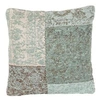 Image de Coussin Patchwork "Symphony" 45x45cm Turquoise