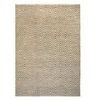Image de Tapis Géométrique Fait Main "Aperitif" Beige & Marron 80 x 150 cm