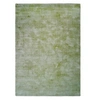 Image de Tapis à Poils Courts Fait Main "Luxury I" Vert 160 x 230 cm