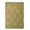 Image de Tapis Géométrique à Poils Courts "Luxury II" Jaune 160 x 230 cm