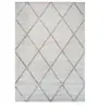 Image de Tapis Géométrique à Poils Courts "Luxury II" Taupe 120 x 170 cm
