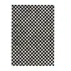 Image de Tapis en Cuir Fait Main "Rocket" Argent & Gris 160 x 230 cm