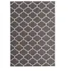Image de Tapis Tissé à Poils Courts "Batu" Gris 80 x 230 cm