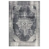 Image de Tapis Imprimé Antique "Vintage" Gris Foncé 200 x 290 cm