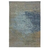 Image de Tapis Vintage à Poils Courts "Blaze" Bleu 155 x 230 cm
