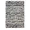 Image de Tapis Imprimé Ethnique "Phoenix" Naturel & Gris 160 x 230 cm
